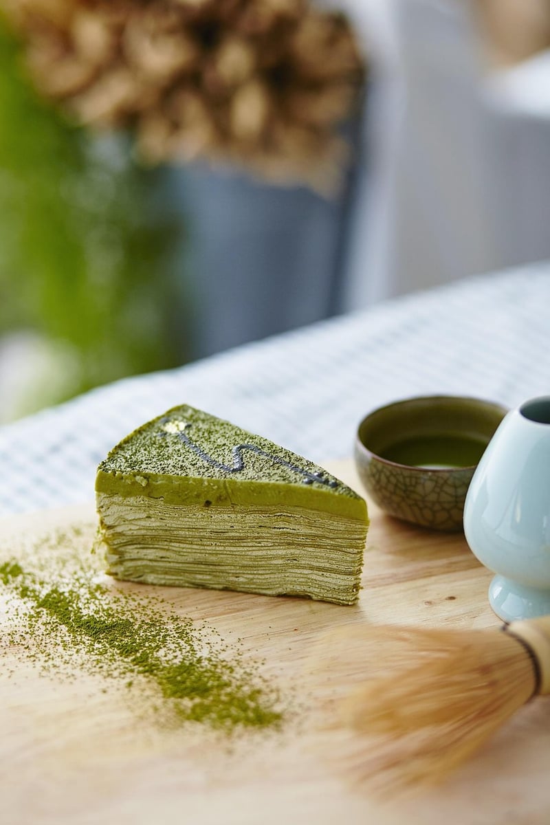 Matcha Green Tea Opera Cake